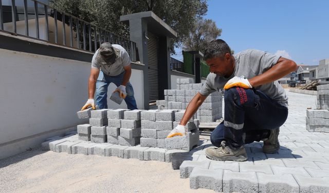 Menderes’te yollar yenileniyor: İlçemiz güzelleşmeye devam edecek