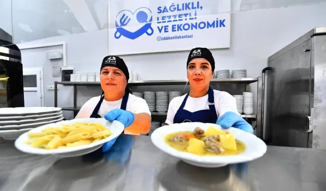 İzmir'de dört çeşit yemek 50 TL: Dördüncü Kent Lokantası açıldı