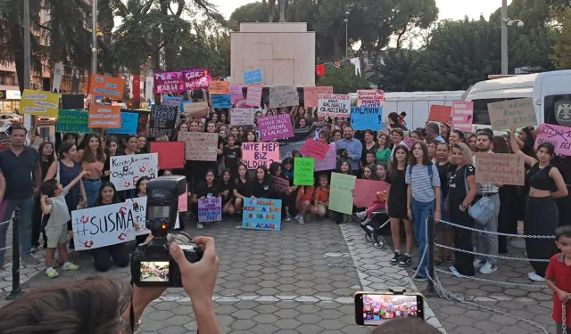 Bu kez ses Ödemiş'ten yükseldi: Kadına şiddete ve çocuk istismarına hayır!