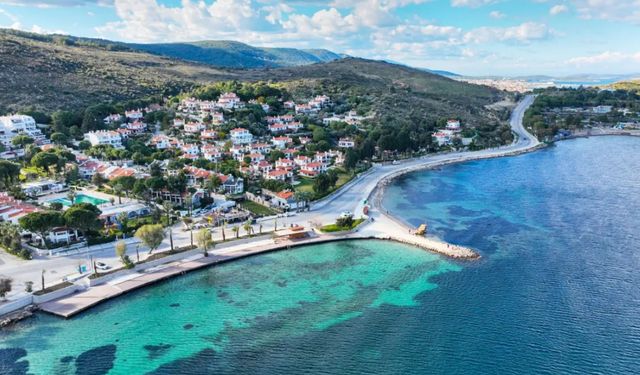 İzmir Urla'da mahkemeden satılık tarla