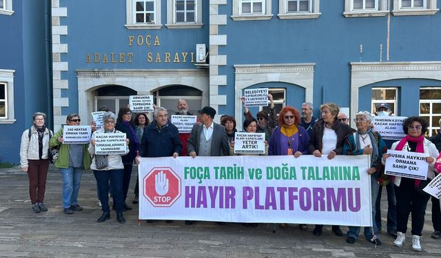 Foça'da 340 hektar alan yangında zarar görmüştü: İdari sorumlular soruşturmaya dahil edilsin!