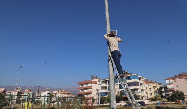 Ödemiş'te Güvenli Kent çalışmaları: Parklara kamera sistemi takılıyor