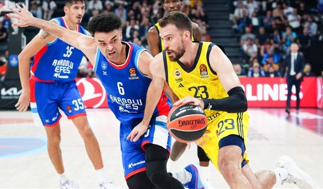 Basketbol Süper Ligi'nde 7. hafta: Fenerbahçe'nin konuğu Anadolu Efes