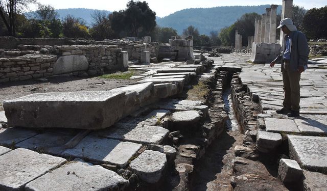 Muğla'da 2 bin 250 yıllık kanalizasyon sistemi keşfedildi