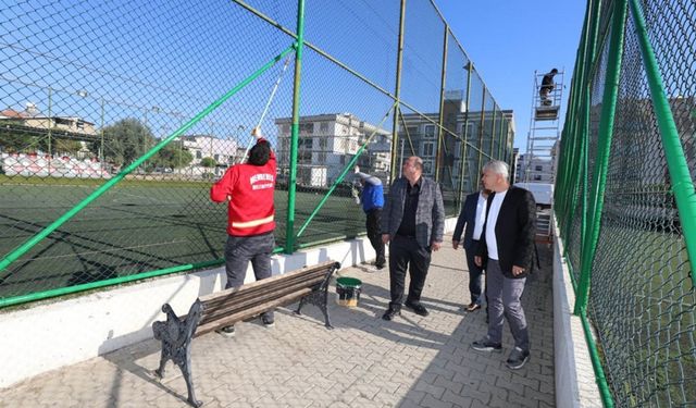 Menderes'te sahalar yenileniyor: Gençlere sözümüz var