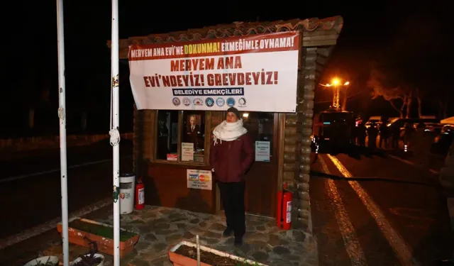 Efes Selçuk’ta Meryem Ana Evi nöbetine müdahale | Sengel: Emekçinin vebali herkesin üzerine olsun!