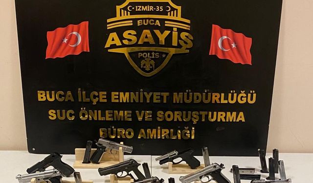 İzmir'de uyuşturucu ve silah ticareti operasyonu: 3 şüpheli tutuklandı