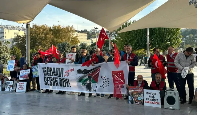 Saadet Partisi İzmir'den Ortadoğu eylemi