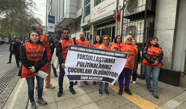 İzmir Halkevlerinden protesto: Katledilen çocukların kanı bu iktidarın elindedir