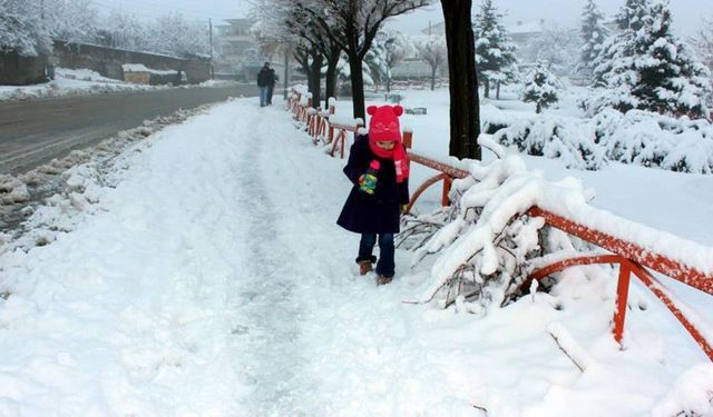 Afyonkarahisar’da kar engeli: Eğitime ara verildi