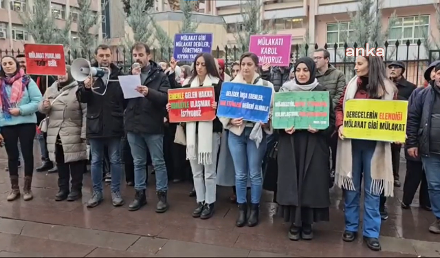 Mülakat mağduru öğretmenler’den şaşırtıcı iddia: Bakan, yeri burası değil demiş!