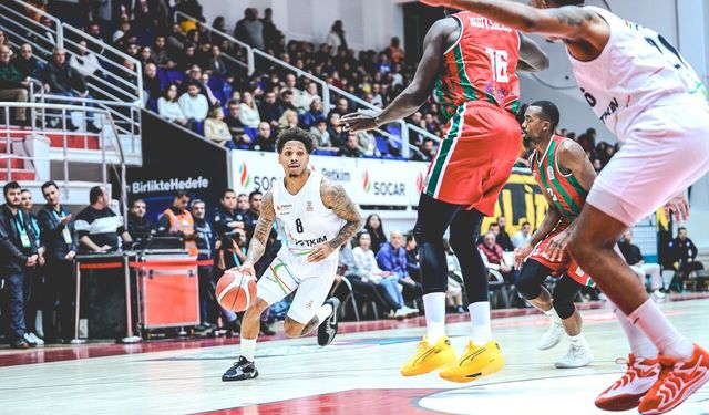 Basketbol Süper Ligi'nde İzmir derbisi: Aliağa, Karşıyaka'yı ağırladı