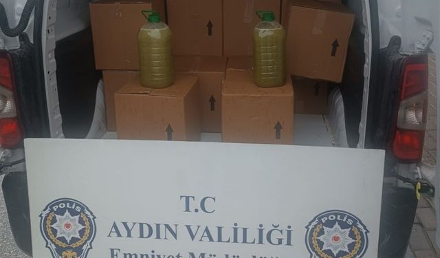 Aydın’da 850 Litre sahte yağ ele geçirildi