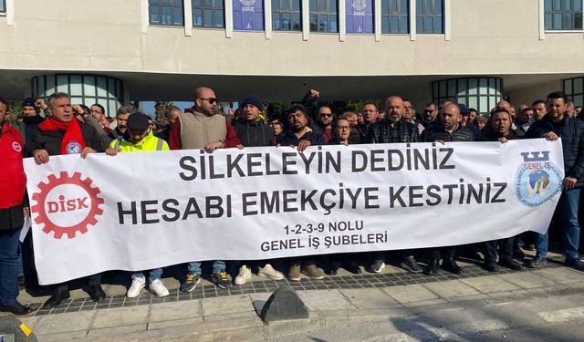 DİSK, Büyükşehir için sokağa indi: Blokaj kalkmazsa, Ocak'ta sokağa ineriz!