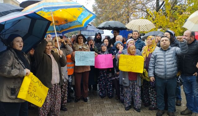 Efes Selçuk halkından RES’e yağmur altında direniş: Doğa satılık değildir