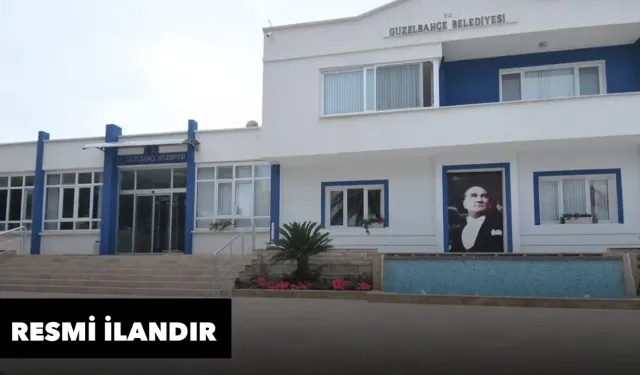 Güzelbahçe Belediye Başkanlığı ilanı