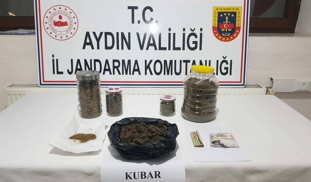 Aydın'da uyuşturucu ticareti operasyonu: 3 kilo 700 gram esrar yakalandı