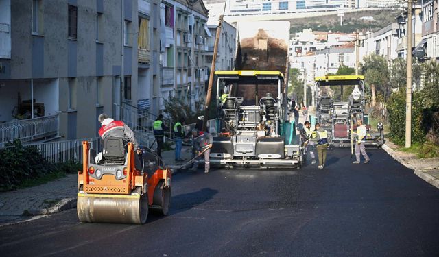 Bornova'da yol yenileme çalışmaları: Sadece 10 günde tamamlandı