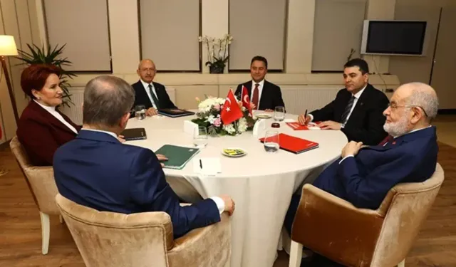 6’lı masanın liderleri İzmir’de ‘önce kim konuşacak’ diye tartışmış!