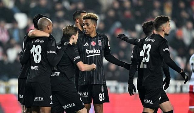 Beşiktaş'tan müthiş galibiyet:  Deplasmandan 3 puanla döndü