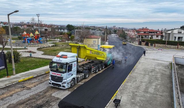 Denizli Büyükşehir Belediyesi'nin yeni yol çalışmaları sürüyor