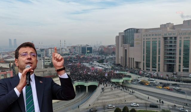 Ekrem İmamoğlu ifade veriyor: Çağlayan Adliyesi’nin önünde binlerce insan bekliyor!