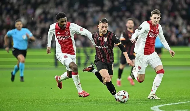 Galatasaray Ajax deplasmanında mağlup: Yoluna play off turundan devam edecek