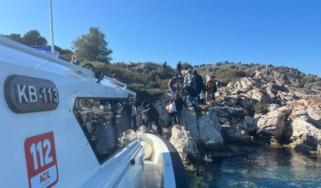 Muğla’da göçmen kaçakçılığı operasyonu: 40 düzensiz göçmen kurtarıldı