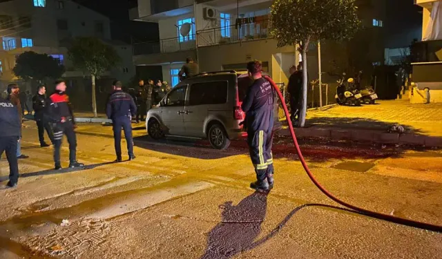 Hayret ettiren olay: Motorunu bağlattıran babasına kızıp, kendini ve aracı yakmak istedi