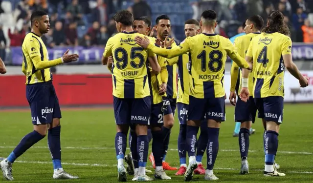 İkinci sırada yerini aldı: Fenerbahçe'den 3 gollük galibiyet