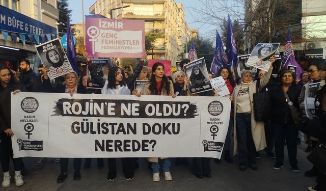 İzmir’deki kadın platformlarından, Gülistan ve Rojin için adalet çağrısı