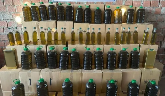 Afyon'da sahte gıdaya geçit yok: 980 litre zeytinyağı ele geçirildi