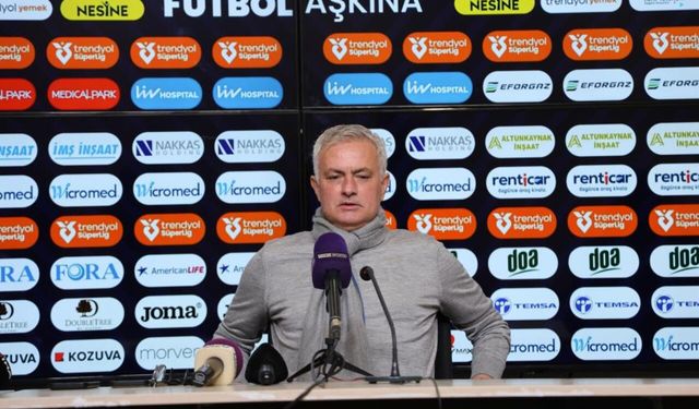 Fenerbahçe Teknik Direktörü Mourinho: Rakip kompaktı, 3 puanı hak ettik!