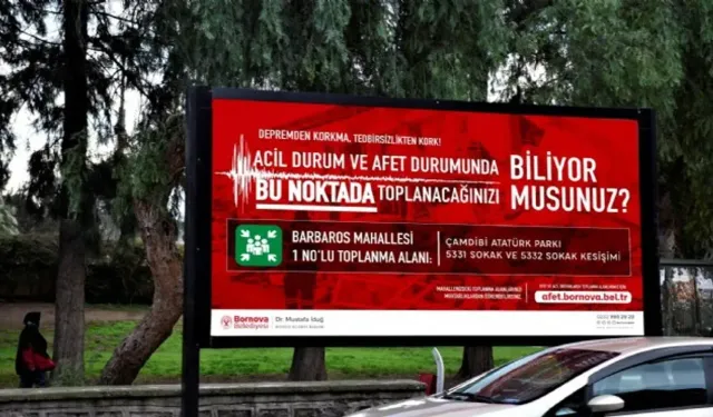 Bornovalılar dikkat: Bornova deprem toplanma alanları