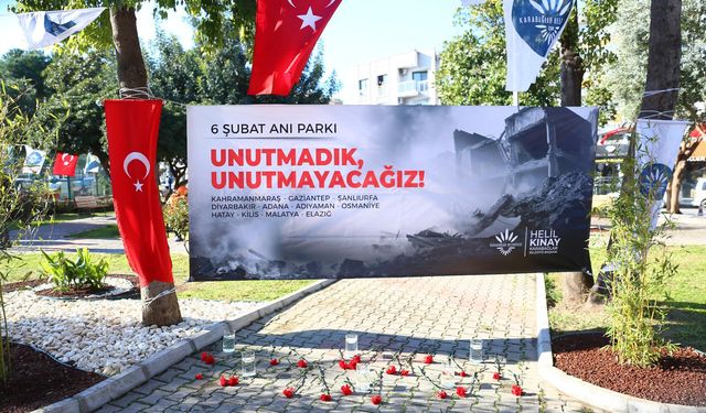 Karabağlar 6 Şubat depremini unutmuyor: Anı parkı açıldı