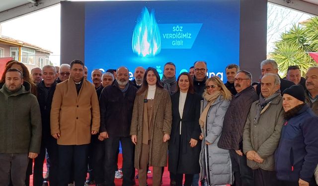 Çeşmelilere müjde: İlk kez doğal gaz verildi!