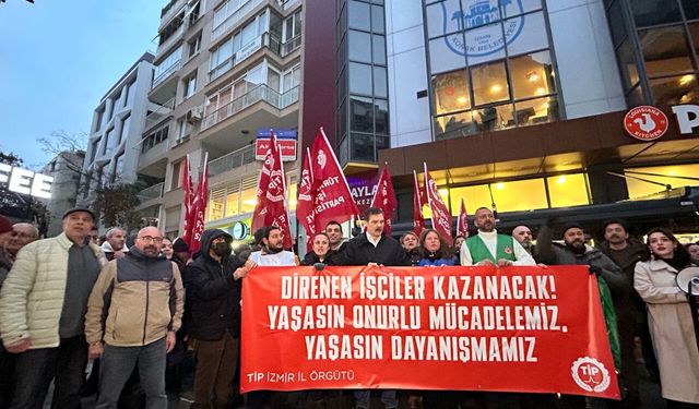 Erkan Baş İzmir’de emekçilerle bir araya geldi: Ne tehdit ne de baskılar bizi yıldıracak!