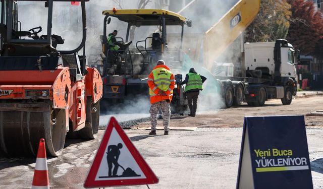 Yeni Buca yükleniyor: Asfalt seferberliğiyle ilçe yeniden şekilleniyor