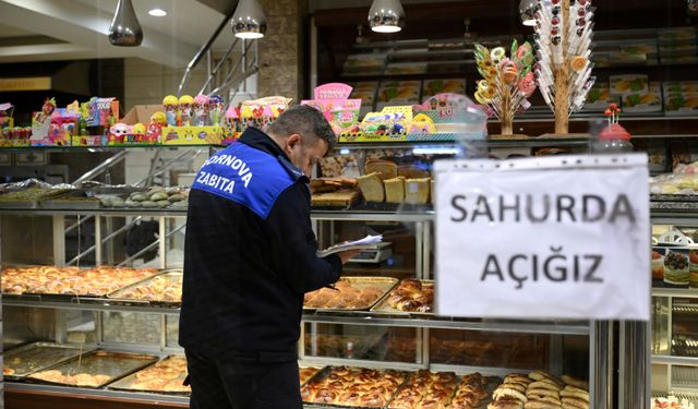 Bornova'da Ramazan denetimleri: 15 fırın daha incelendi