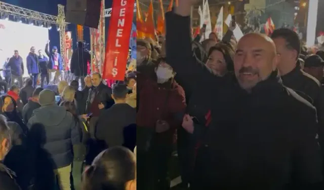 Tunç Soyer, İmamoğlu protestolarında: Merhaba ey güzel çiçek...