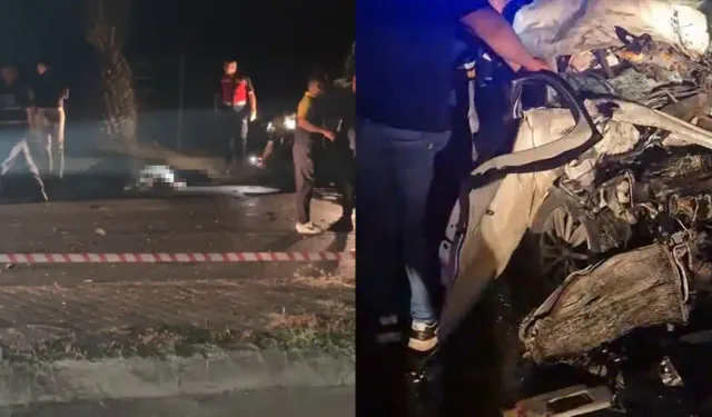 Servis aracı ile otomobil çarpıştı: 2 ölü, 6 yaralı
