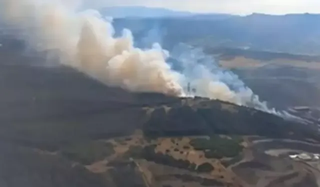 İzmir'de korkutan anlar: Aliağa'da yangın çıktı!