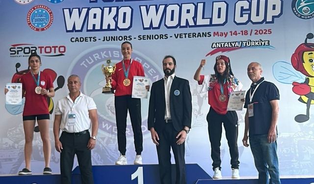 Bayraklı’nın altın sporcusu dünya şampiyonu oldu