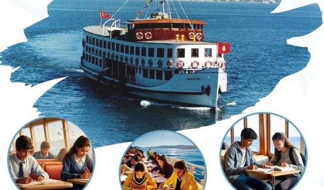 Bergama Vapuru rotasını geleceğe çevirdi: YKS öğrencilerine sessiz destek