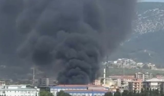 Ege Üniversitesi kampüsünde yangın çıktı