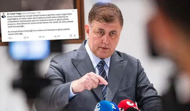 Cemil Tugay da X profil fotoğrafını değiştirdi: Ekrem İmamoğlu tepkisi