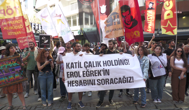 İzmir'de öğrencilerden 'Erol Eğrek' tepkisi: Biz suçluları iyi biliyoruz