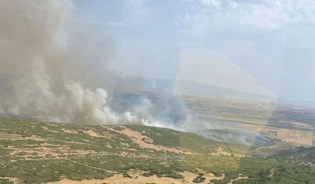 OGM duyurdu: Foça’daki yangın kontrol altına alındı