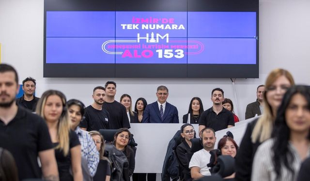 HİM’den günde 3 bin çağrıya hizmet: 153 hattı İzmir’in nabzını tutuyor