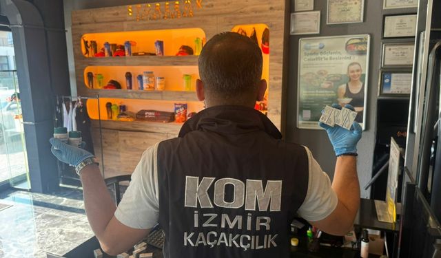 İzmir'de 10 milyonluk vurgun: 4 ilçede kaçak steroid operasyonu